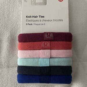 Lululemon Athletica Red and Pink Hair Accessories Set